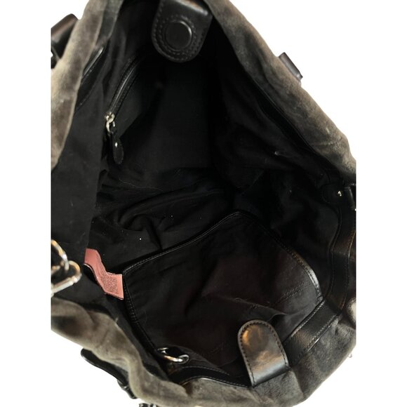 Juicy Couture Black Heart Jacquard Dearest Hobo Handbag With Charm & Adjustable - Picture 11 of 15